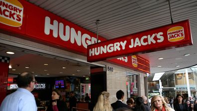 SDA National Secretary Gerard Dwyer said the treatment of fast food workers by the public was appalling. A stock image of Hungry Jacks. Fast food outlets were not named in the survey.