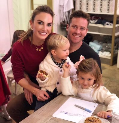 Armie Hammer, Elizabeth Chambers and kids Ford and Harper