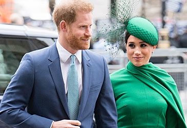 When in 2020 did the Duke and Duchess of Sussex cease their official royal family work?