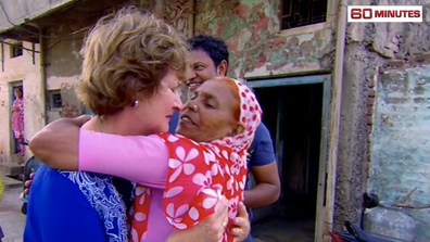 Sue and Fatima shared a long hug when they met for the first time.