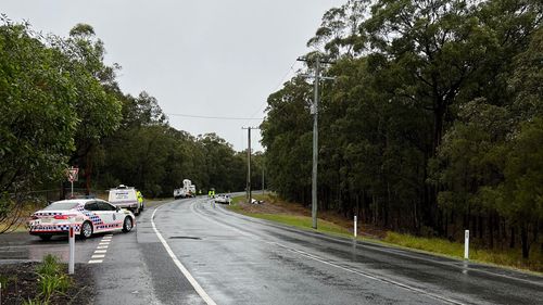 An 18-year-old man has died after a single-car crash in south Brisbane this morning.