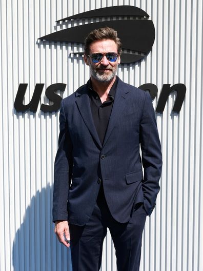 Jackman, 56, was spotted at the US Open today with Anna Wintour, posting his red carpet outfit to ﻿his Instagram. 