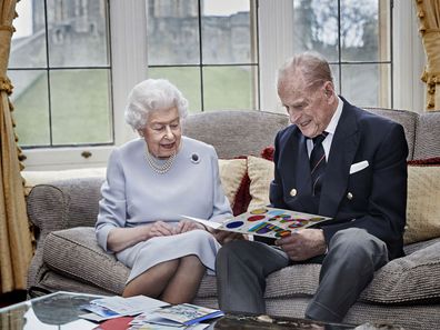 Queen and Prince Philip 73rd anniversary photo.