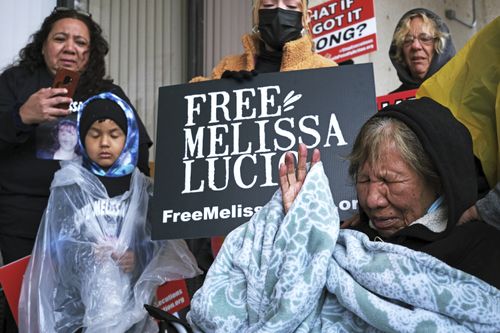 Seventy-seven-year-old Esperanza Treviño mother of Melissa Lucio pleas to the public for Ms Lucio to be released from death row. 
