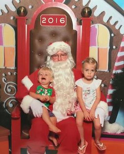 Santa photo fail from Tonya Cuskelly