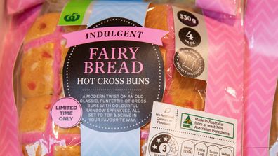 Woolworths launches Fairy Bread Hot Cross Buns