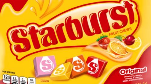 Starburst lollies in Australia