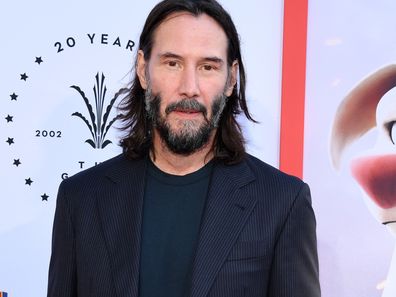 Keanu Reeves attends a special screening of Warner Bros. "DC League of Super Pets" at AMC The Grove 14 on July 13, 2022