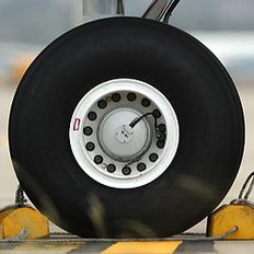 Wheel of Boeing 737 Max 8 passenger jet (Getty)
