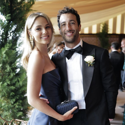 Daniel Ricciardo and Heidi Berger