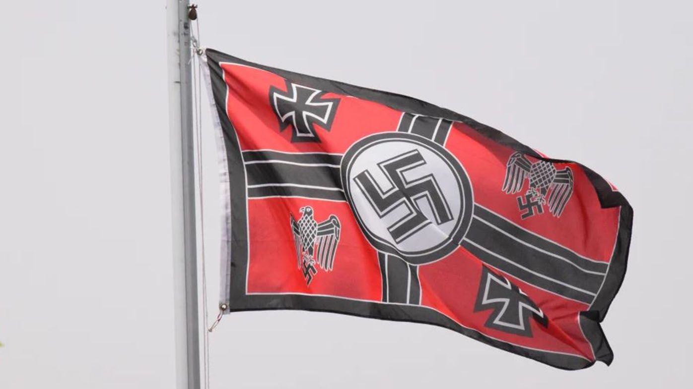 Nazi flag flying at Victorian home 'absolutely disgusting'