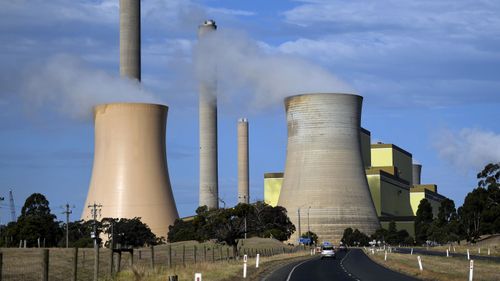 A coal-fired power station in the La Trobe valley.