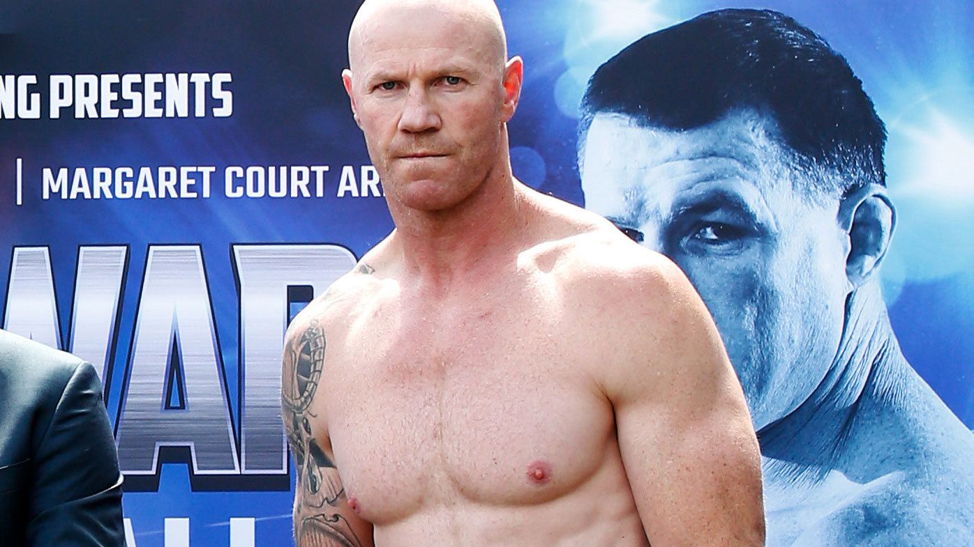 Barry Hall has impressed with his lean physique ahead of his fight with Paul Gallen