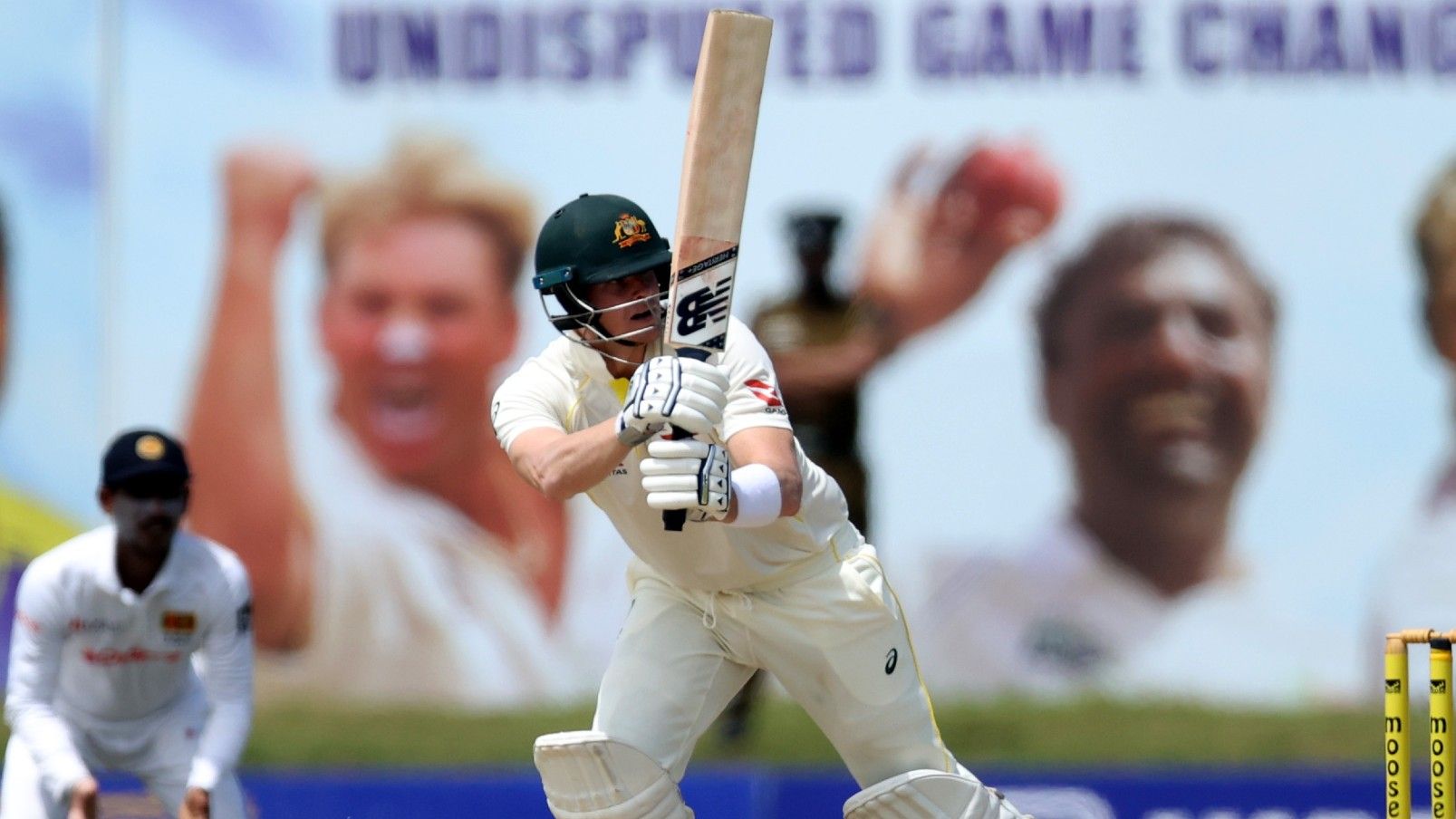 Steve Smith finishes unbeaten on 145 as debutant Prabath Jayasuriya takes six wickets
