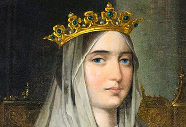 Isabella I was second in the line of succession to which throne when she was born?