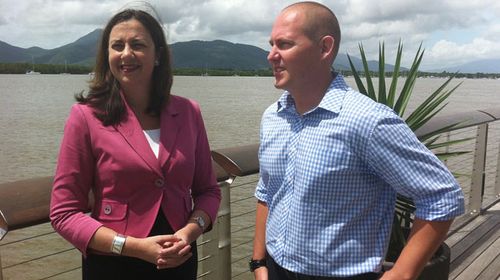 Queensland's Premier Annastacia Palaszczuk Treasurer Curtis Pitt in Cairns last year. (AAP)