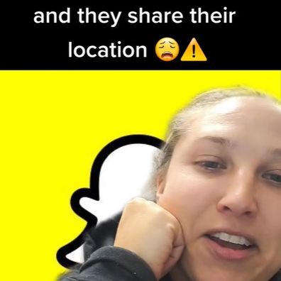 The police officer also warned parents against letting their kids use Snapchat.