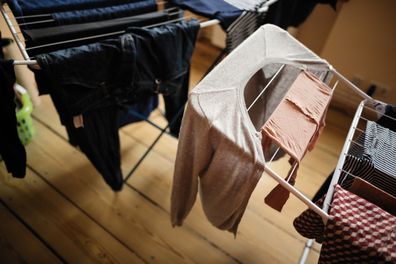 laundry drying indoors