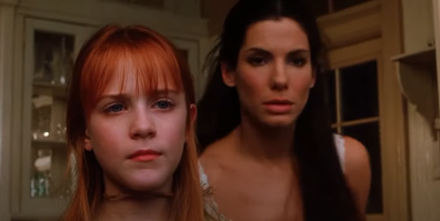 Evan Rachel Wood and Sandra Bullock in Practical Magic