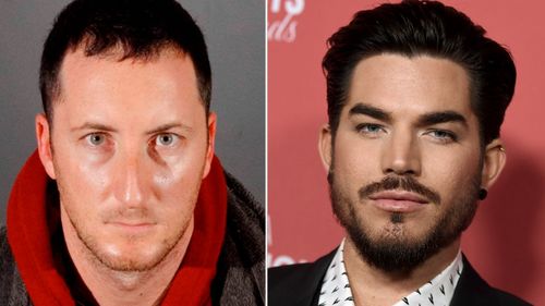 Benjamin Ackerman, left, has been arrested in Los Angeles over the burglaries at homes of celebrities including actor Adam Lambert.