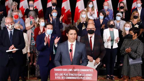 Canadian Prime Minister Justin Trudeau has announced new restrictions on handgun ownership.