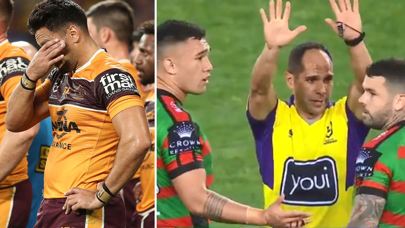 Nrl Jaydn Su A Sin Bin Lachlan Lewis South Sydney Rabbitohs Bulldogs Broncos Wooden Spoon