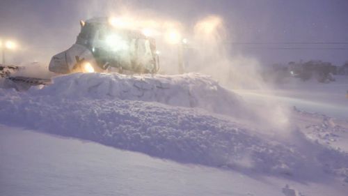 New South Wales' Snowy Mountains region has recieved 60cm of snow. Picture: 9NEWS