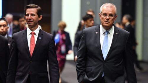 Simon Birmingham said 'almost anyone' could beat Bill Shorten.