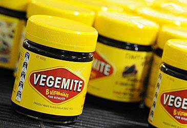 Vegemite is made from a by-product of which alcohol's production?