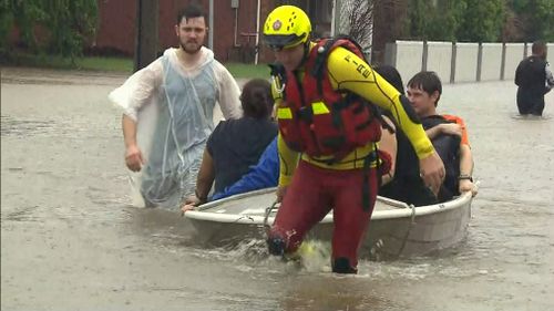 More than 400 homes have been inundated by floodwaters.