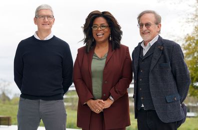 Tim Cook, Oprah Winfrey and Steven Spielberg