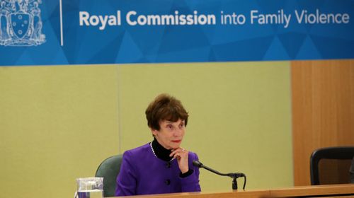 Justice Marcia Neave delivered the findings from the Victorian Royal Commissions report into family violence. (Source: AAP)