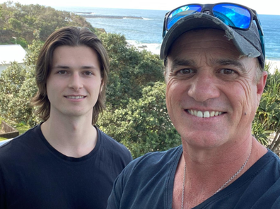 Shannon Noll and son Cody Noll