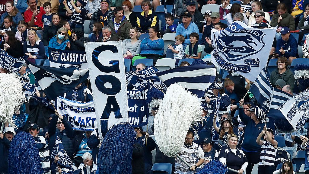 Afl Geelong Cheer Squad Upset By Club S Decision To Ban Banner Tradition