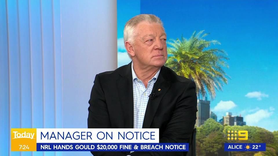 'I haven't done anything wrong': Phil Gould to challenge $20,000 NRL fine