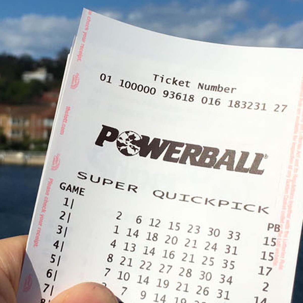 Check my powerball tickets