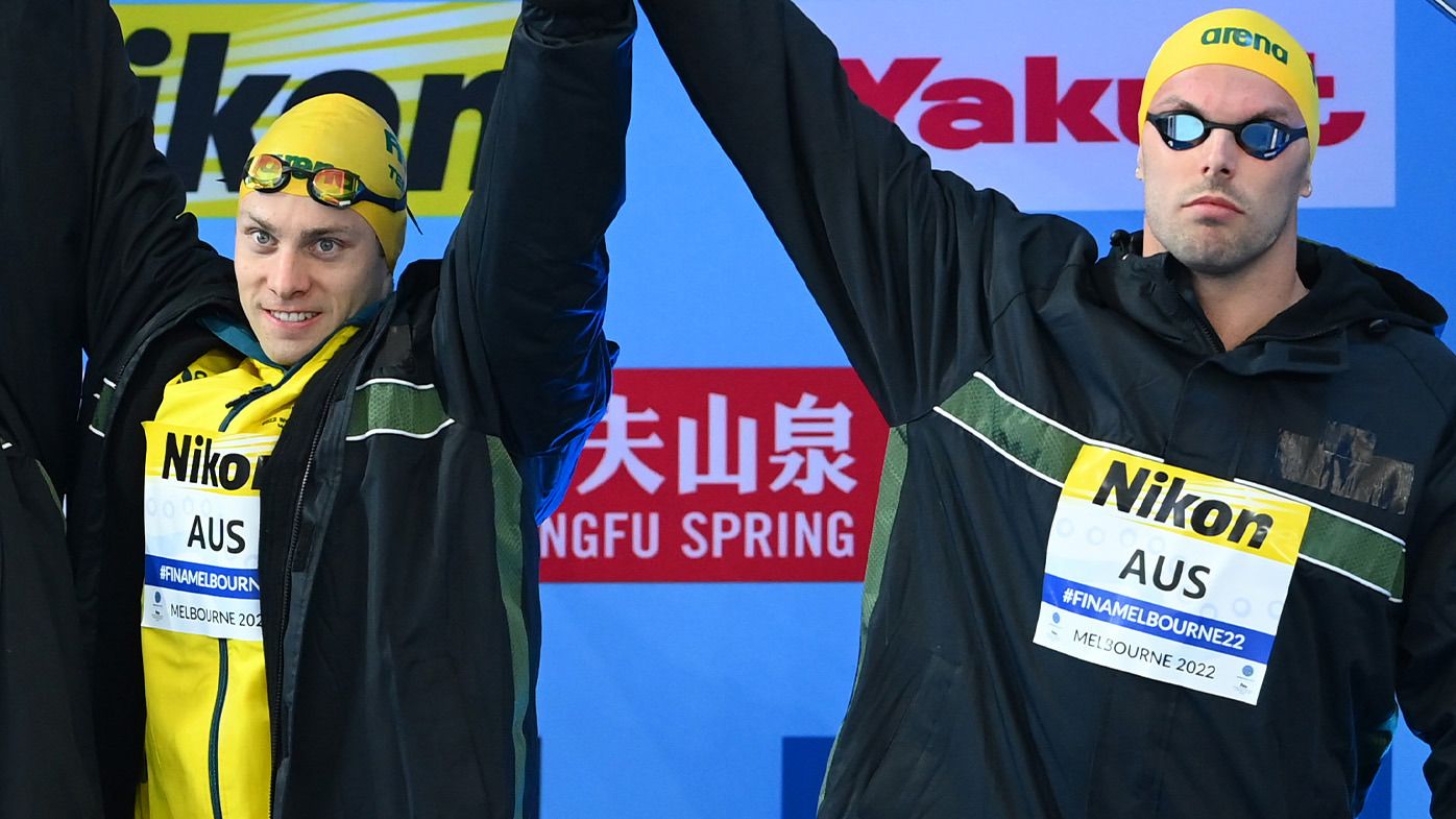 Aussie swimming ace Matt Temple quizzed on coach ban after starring in Sydney