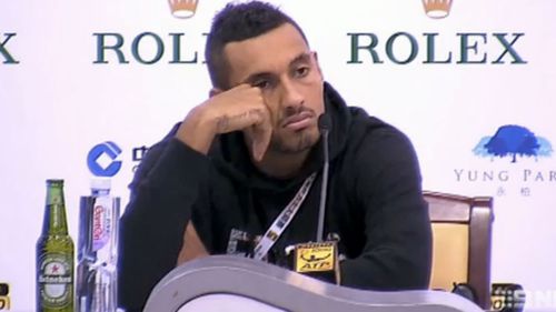 Nick Kyrgios has been banned by the ATP. (AAP)