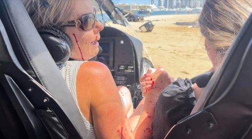 New Zealand couples Marle and Edward Swart, and Elmarie and Riaan Steenberg, were on board the descending helicopter that was struck by one just taking off, last Monday.