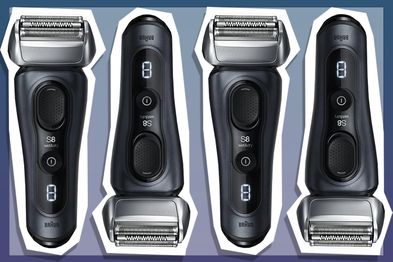 Braun Series 8 8453cc Electric Shaver for Men, 3+1 Head with Precision Trimmer, Electric Razor with Sonic Technology and 40° Adaptation Head