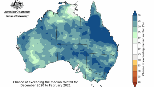 Australia November rainfall
