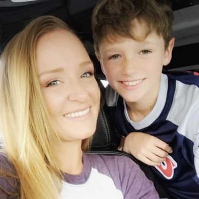 Maci Bookout and her son Bentley.