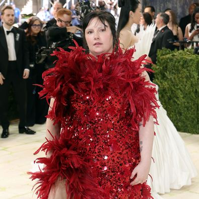 Lena Dunham at The 2026 Met Gala Celebrating "Costume Art" held at The Metropolitan Museum of Art on May 04, 2026 in New York, New York.