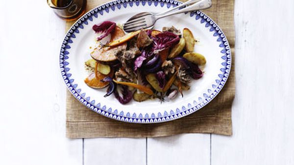 Autumn bread salad