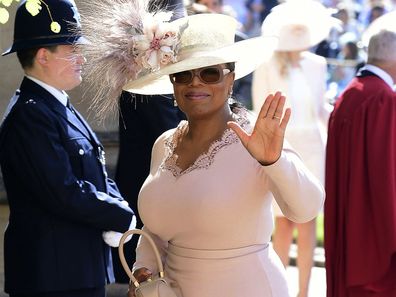 Oprah Winfrey was at the Windsor Castle wedding of Meghan and Prince Harry.