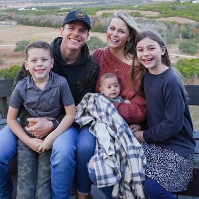 Granger Smith and Amber Smith and their children