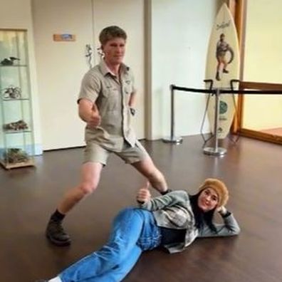 Katy Perry and Robert Irwin dance the waltz at Australia zoo