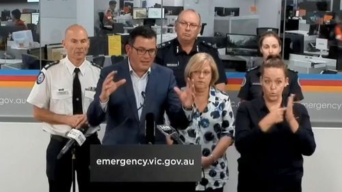 Premier Daniel Andrews State of Disaster