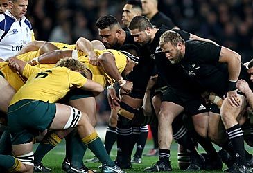 The All Blacks have won what proportion of matches played against the Wallabies?