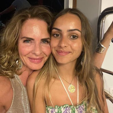 Trinny Woodall with daughter Lyla Elichaoff.
